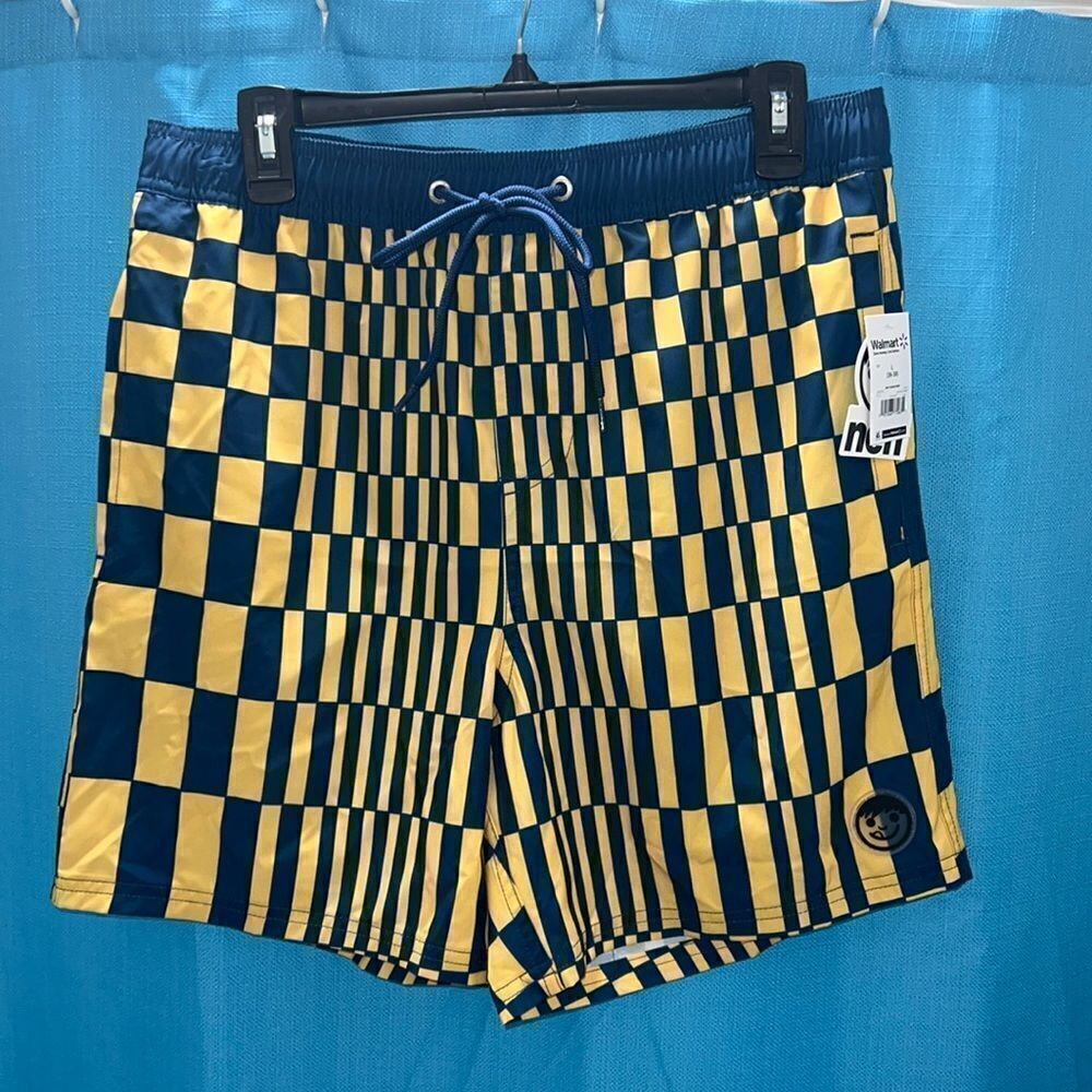 Neff retro board shirts yellow blue